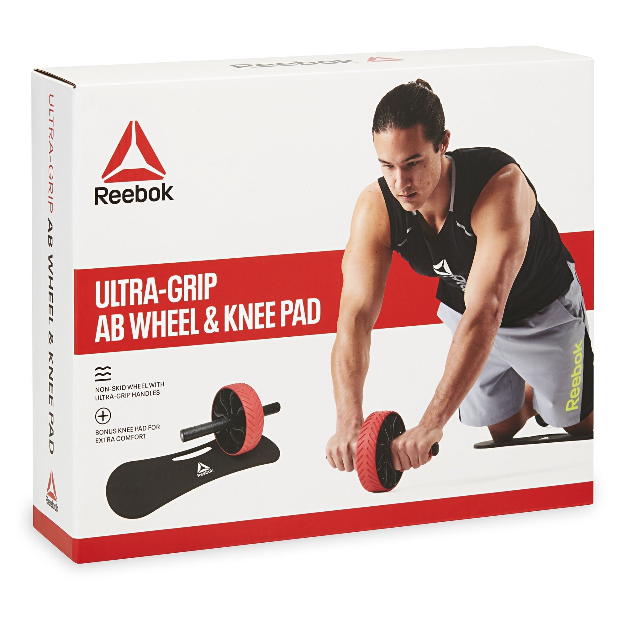 Reebok Ultra-Grip Ab Wheel & Knee Pad