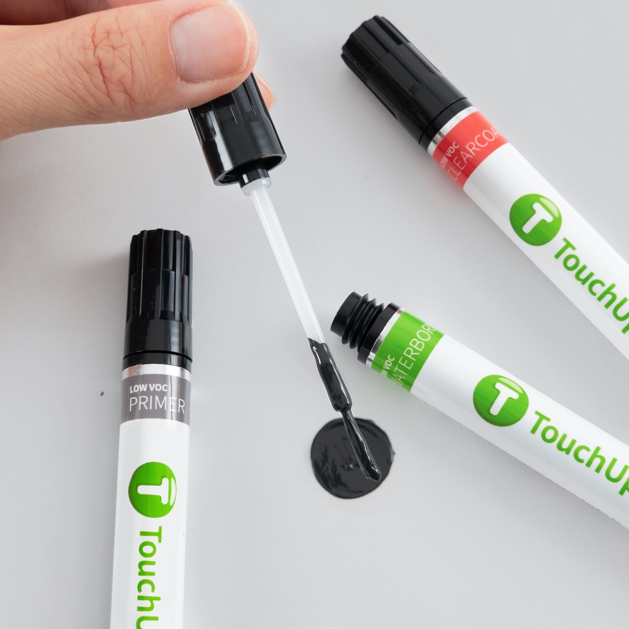 TouchUpDirect 781 Sea Glass Pearl for Toyota Exact Match Touch Up Paint Brush - Essential Package