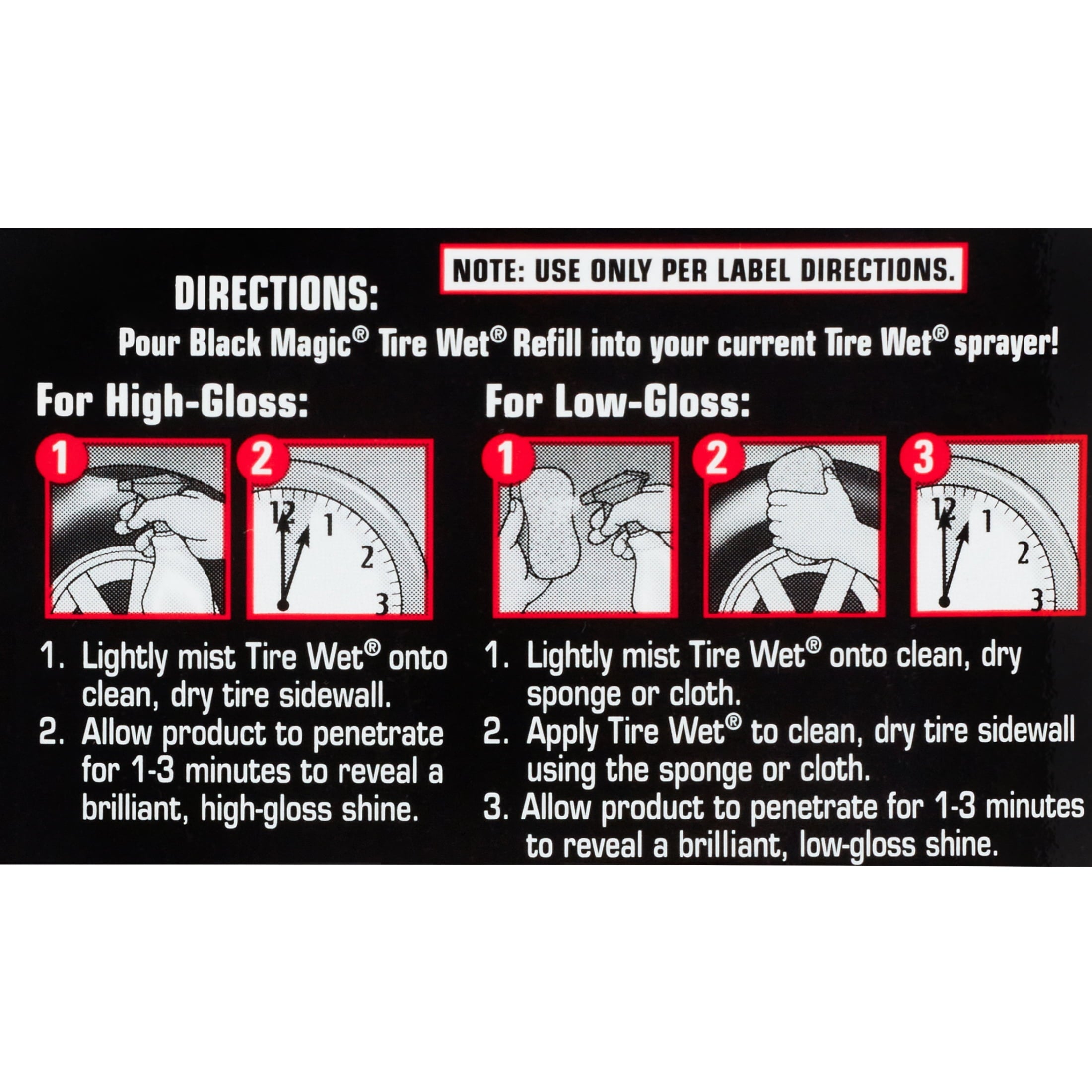 Black Magic Tire Wet, 64oz. Tire Shine - 120011