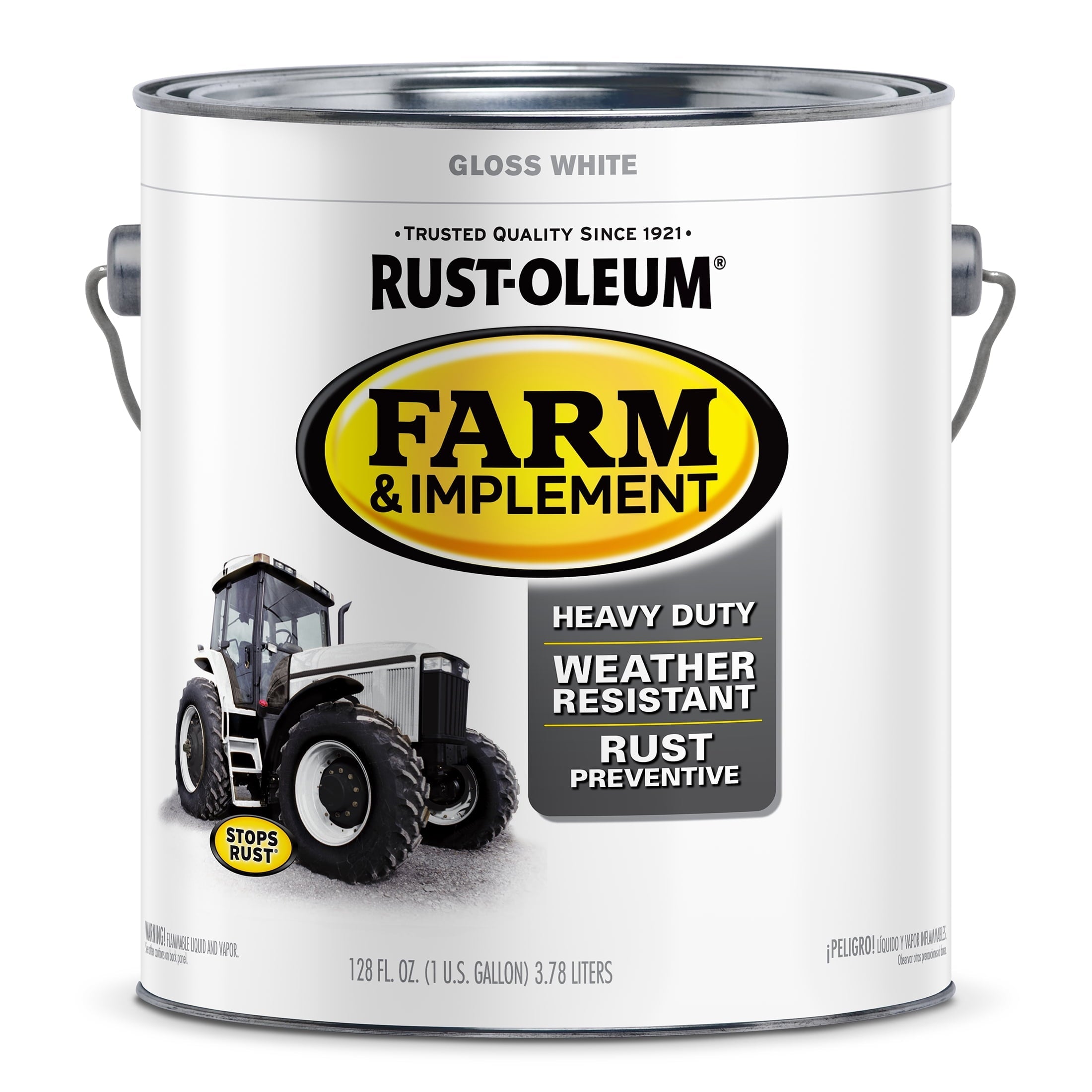 White, Rust-Oleum Specialty Gloss Farm and Implement Paint- Gallon, 2 Pack