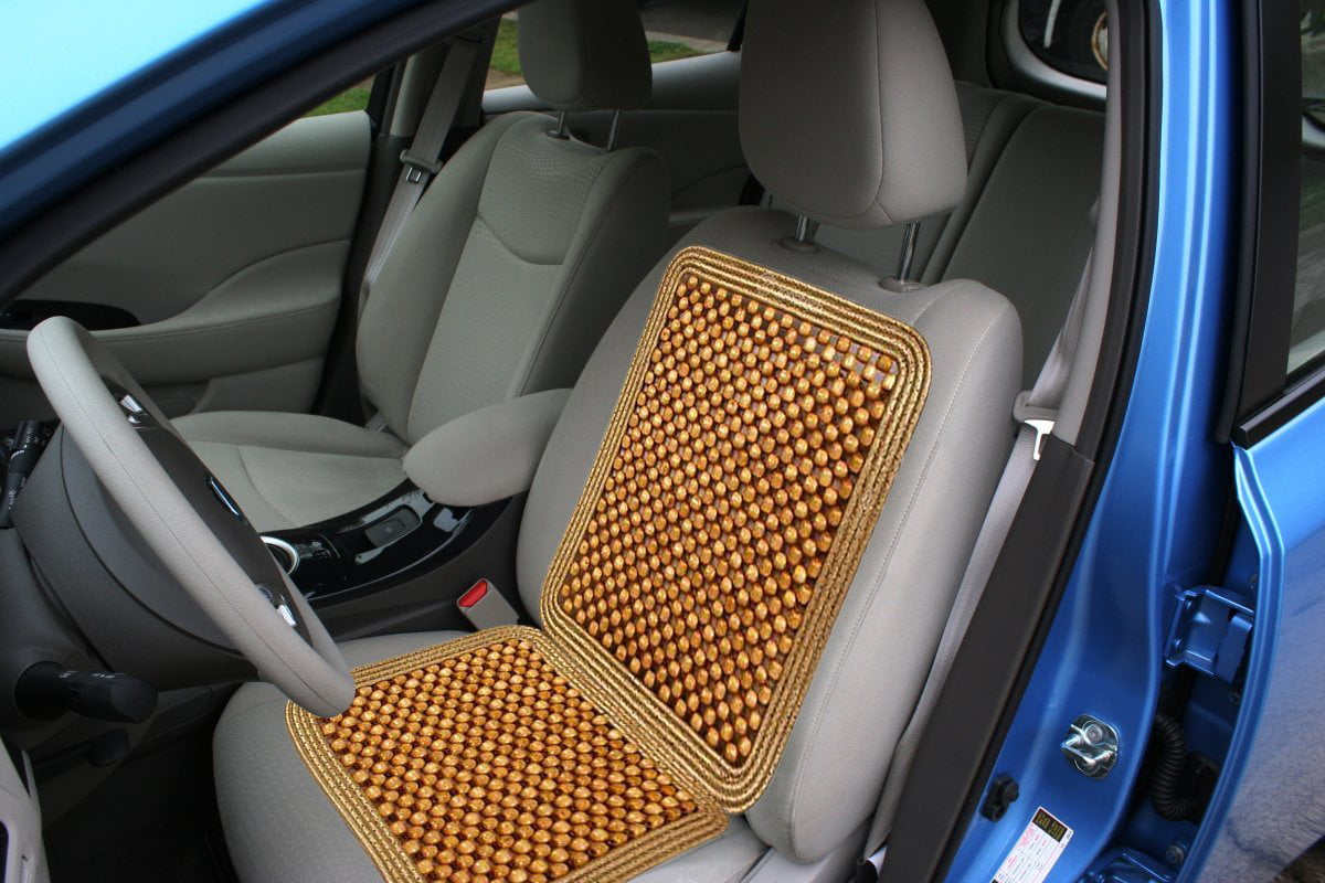 Zone Tech Natural Beaded Seat Cushion