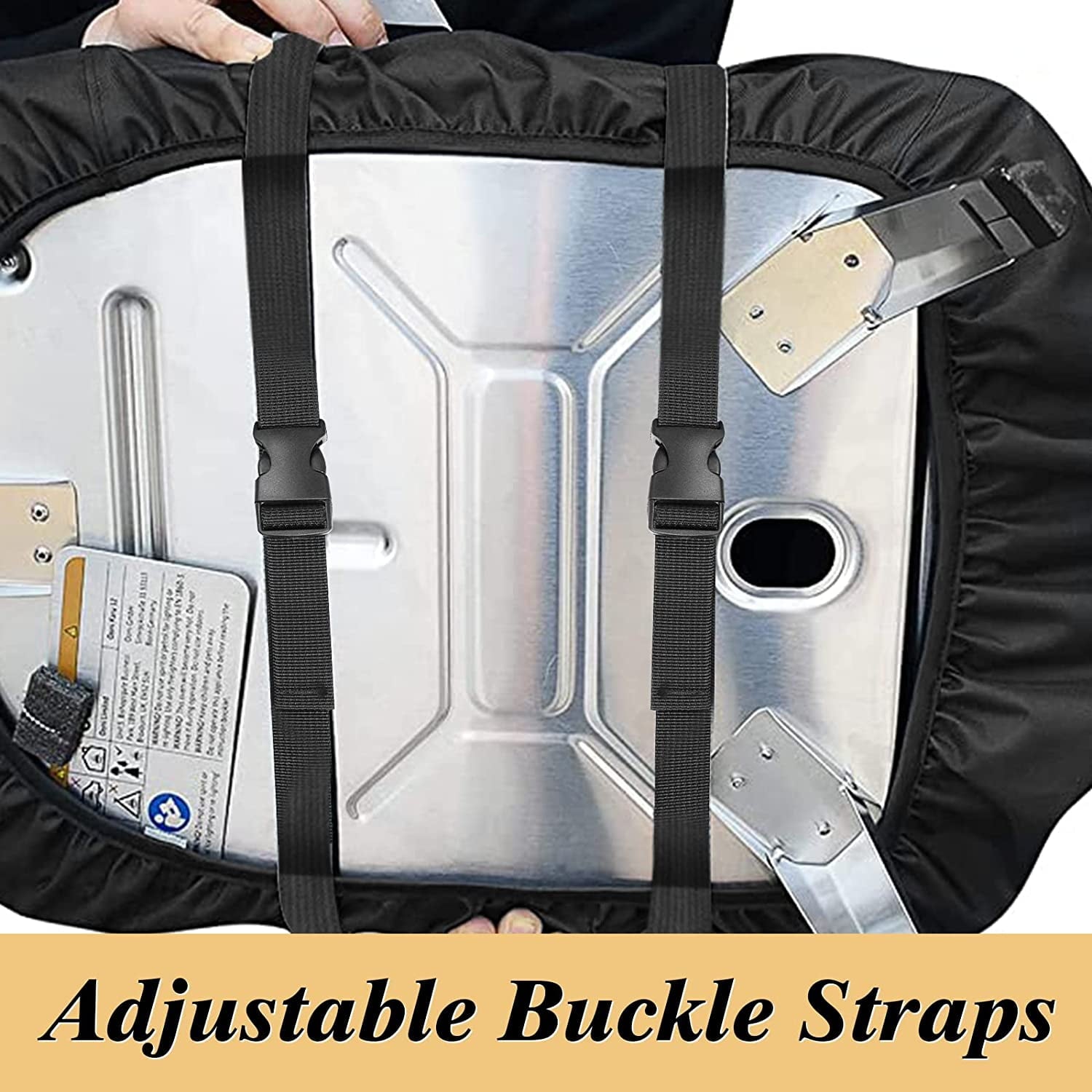 POMER Pizza Oven Cover for BIG HORN, Portable Pizza Oven Accessories Waterproof Pizza Oven Covers with Chimney Outdoor Protective Carry Cover