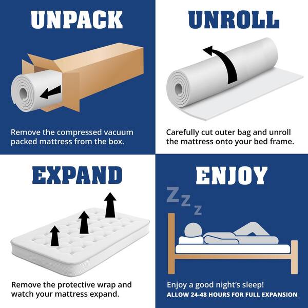 Invigorate King Size Medium-Plush Gel Memory Foam 10