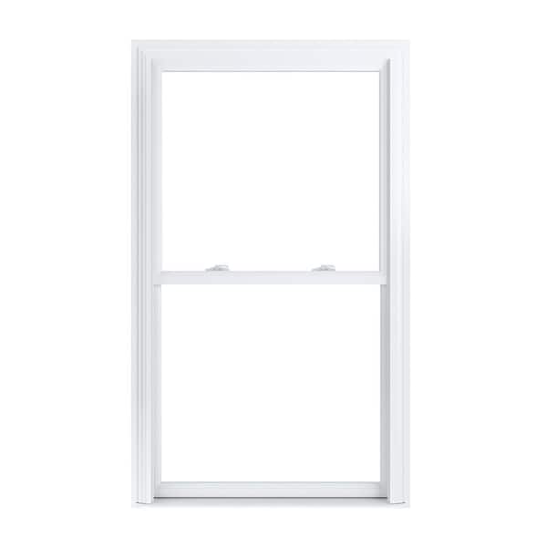 31.75 in. x 53.25 in. 70 Pro Series Low-E Argon Glass Double Hung White Vinyl Replacement Window, Screen Incl