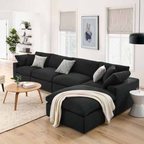 Commix Down Filled Overstuffed 5 Piece Sectional Sofa Set-EEI-3358 Modway Modern