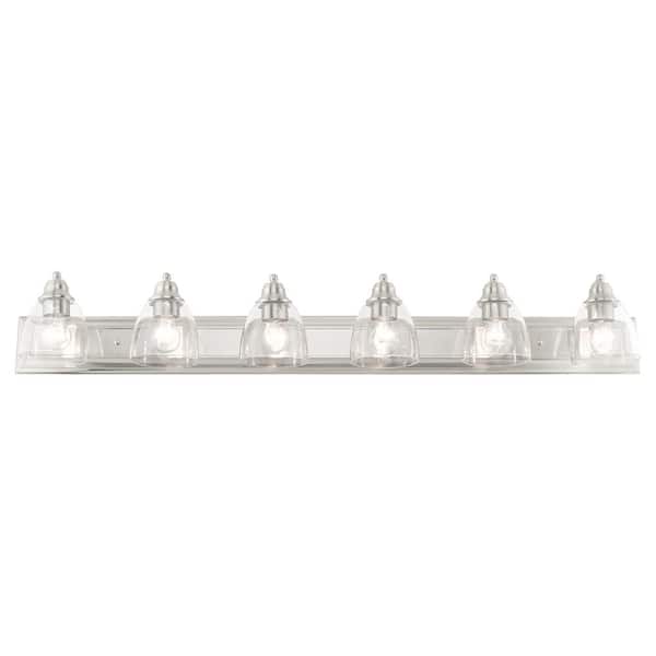Birmingham 6 Light Brushed Nickel Vanity Sconce