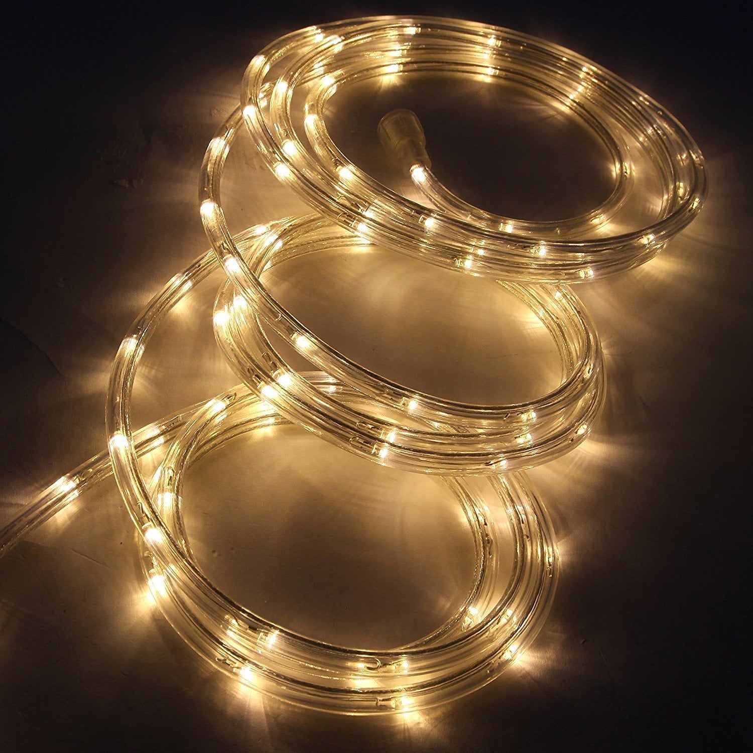 PERSIK Rope Light - for Indoor and Outdoor use, 18 Feet, 108 LED Warm-White Lights
