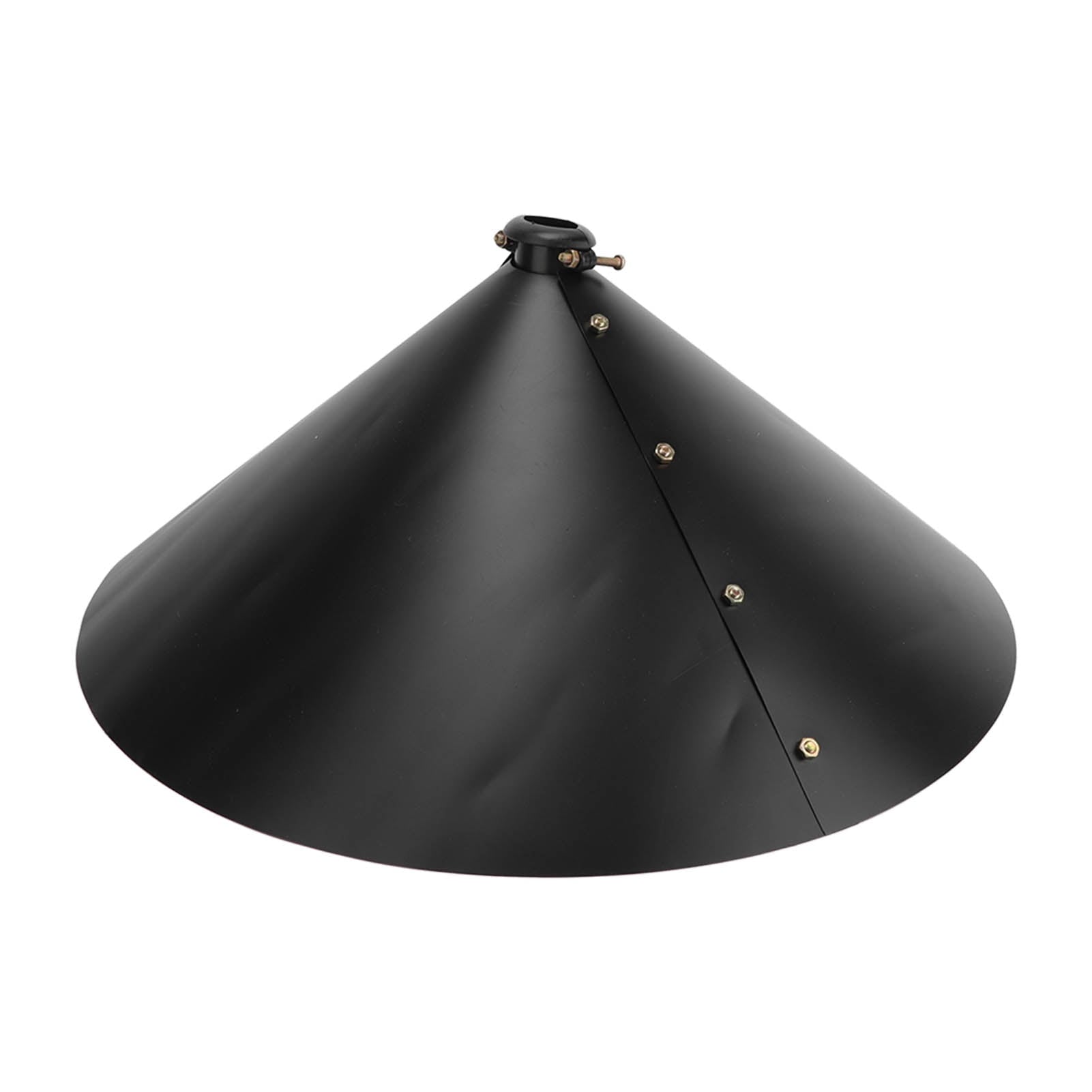 Squirrel Flapper, Outdoor Squirrel Baffle Galvanized Steel Black Powder Coating Black For Bird Feeder Rod Style With High And Short Fixed Clips