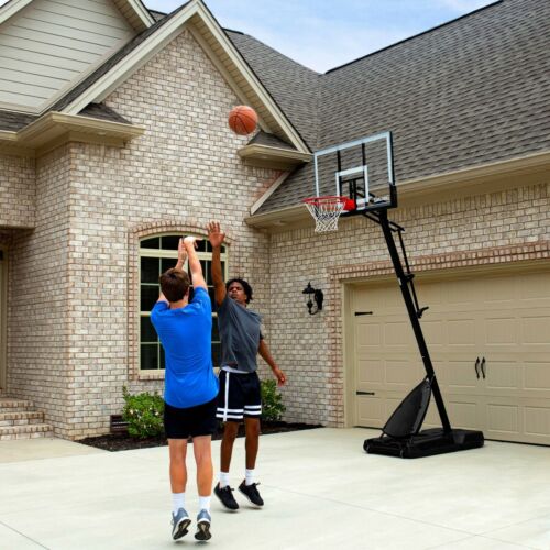 Basketball Hoop Outdoor Free Standing 54" Portable Adjustable Backboard Yard New