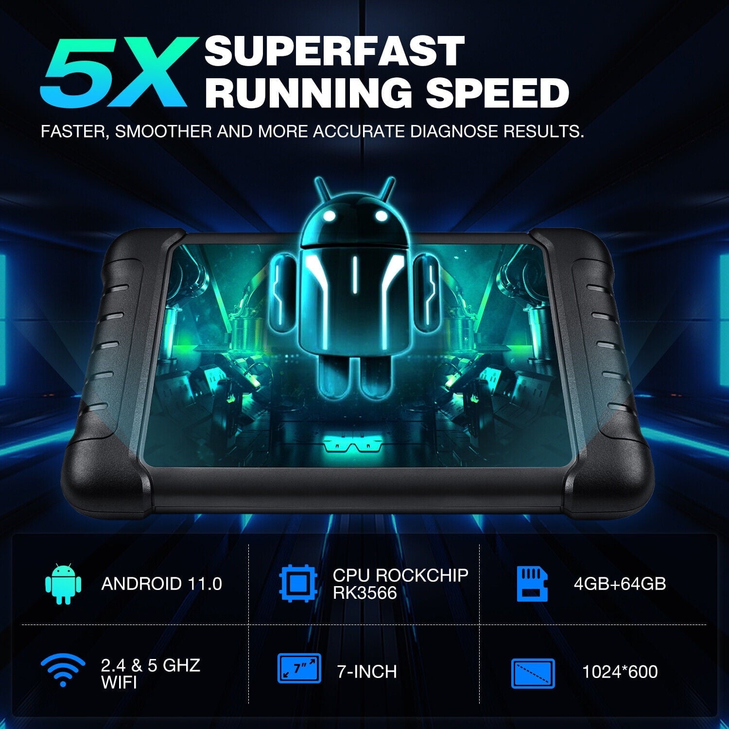 Autel Scanner MaxiCOM MK808S Car Diagnostic Scan Tool Bi-directional All Systems Diagnosis 28+ Services Active Test