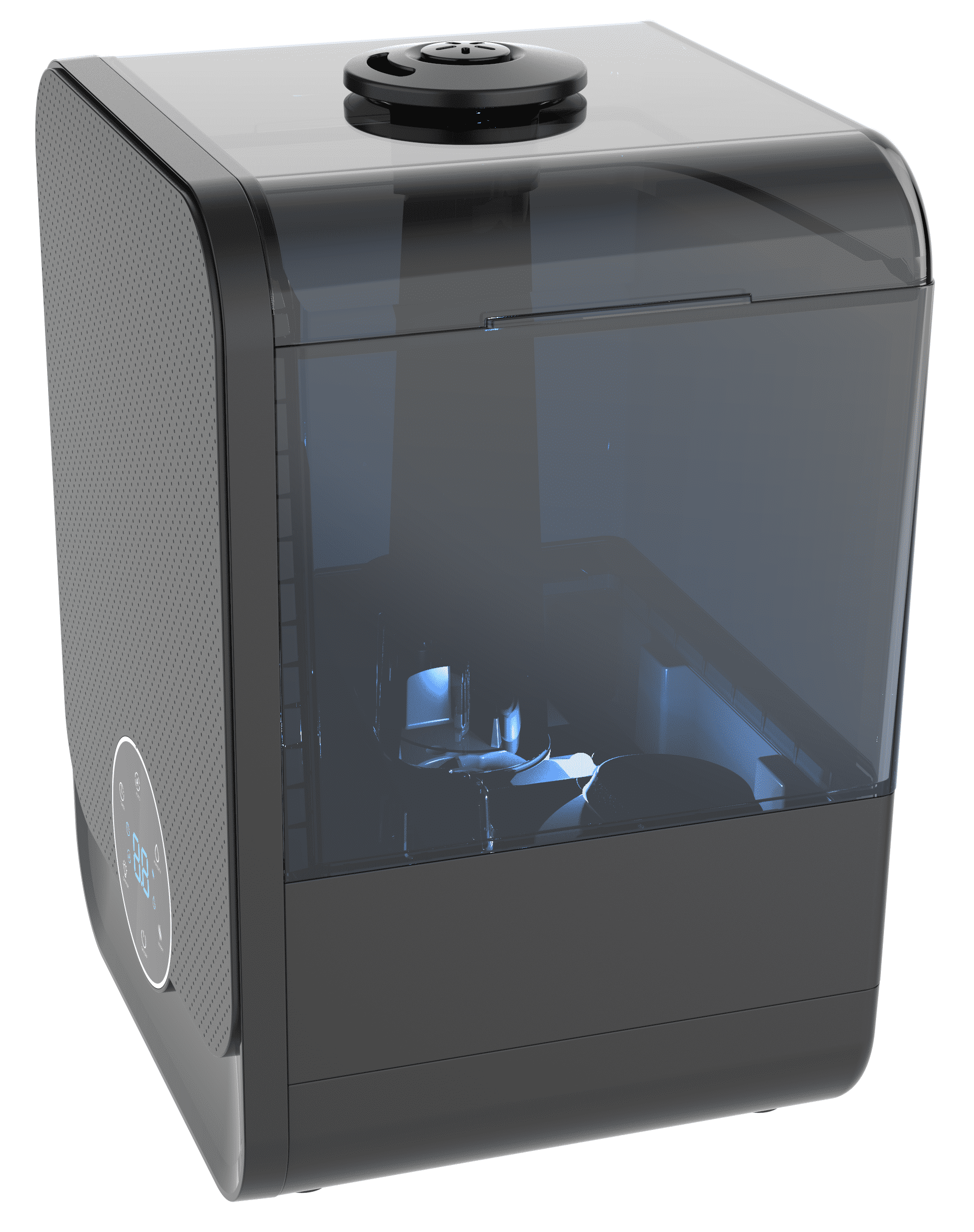 Better Homes & Gardens 1.6 Gal Ultrasonic Warm/Cool Mist Humidifier with Remote, Black