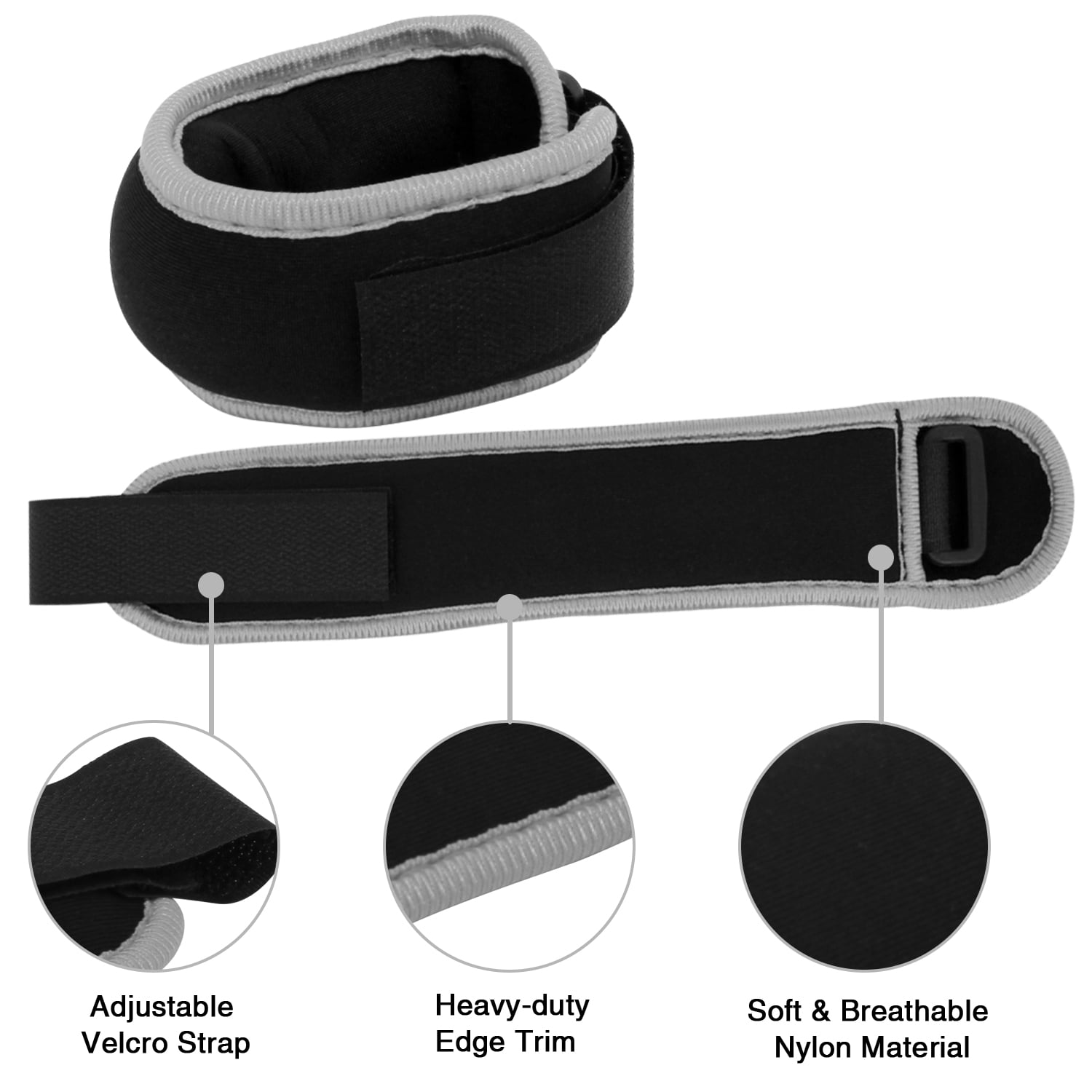 Vaupan Ankle/Wrist Weights, Small Leg Arm Hand Cuff Weights for Women Kids, Exercise Equipment with Adjustable Straps for Fitness Gym Dancing Walking Jogging Gymnastics Aerobics