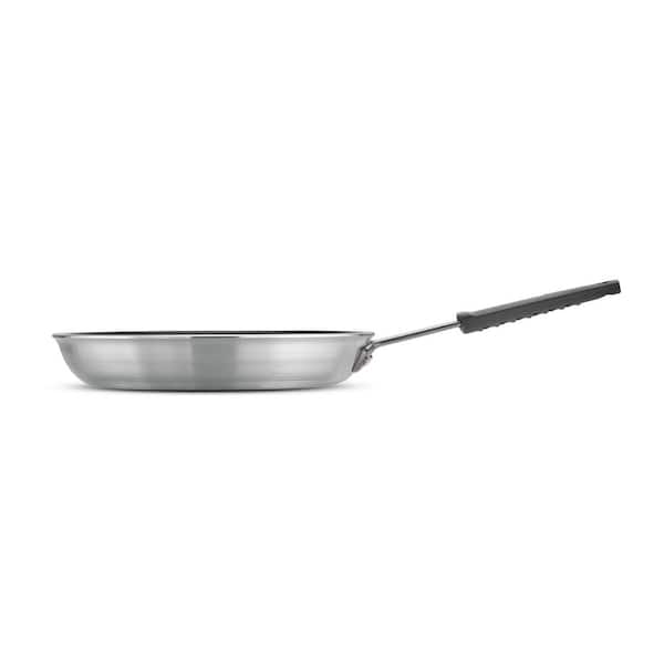Professional Fusion 12 in. Aluminum Frying Pan in Satin Silver