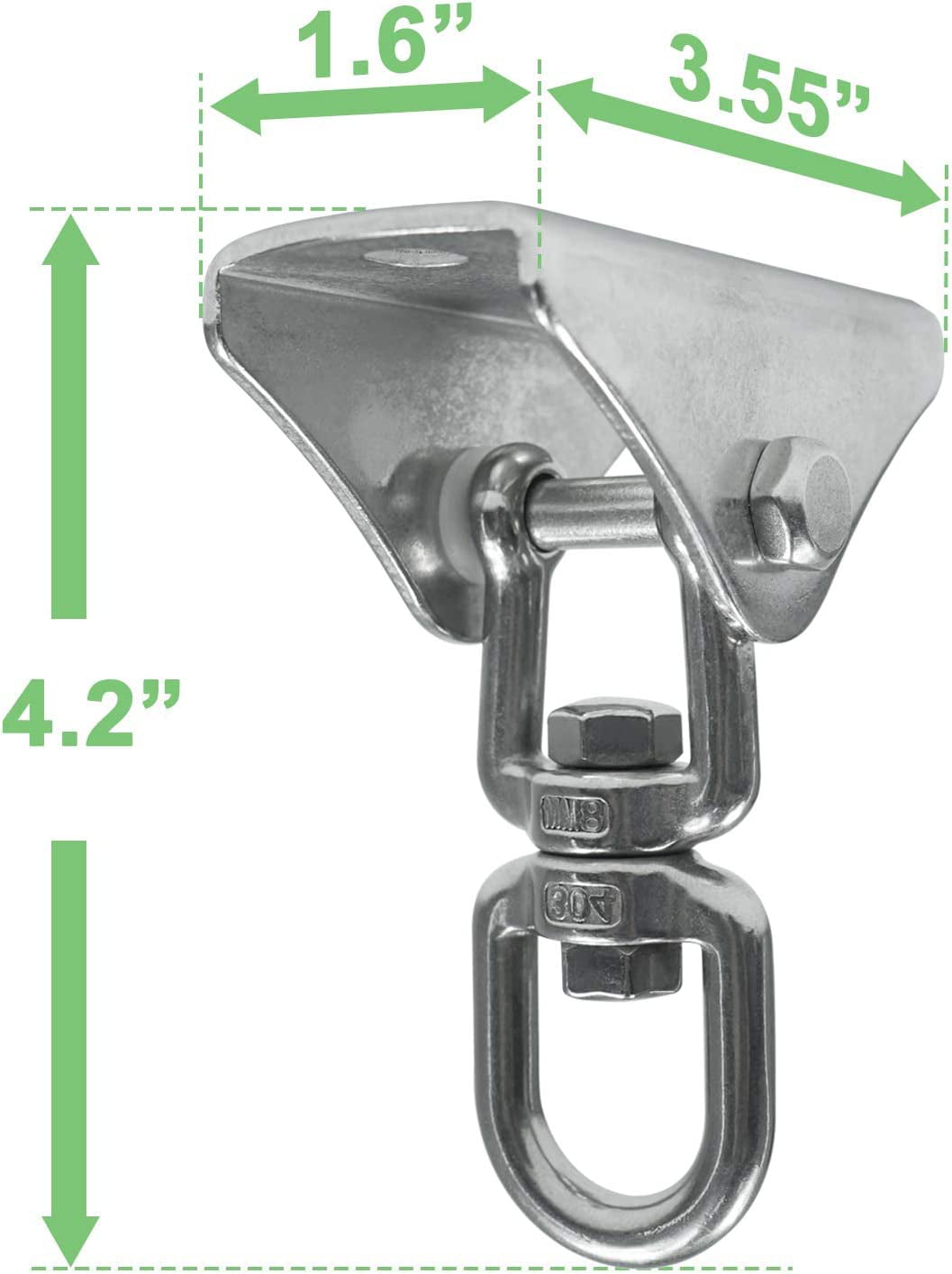 Yes4All Hangers 360 Degree Rotation Wood Beam Punching Bag Hanger