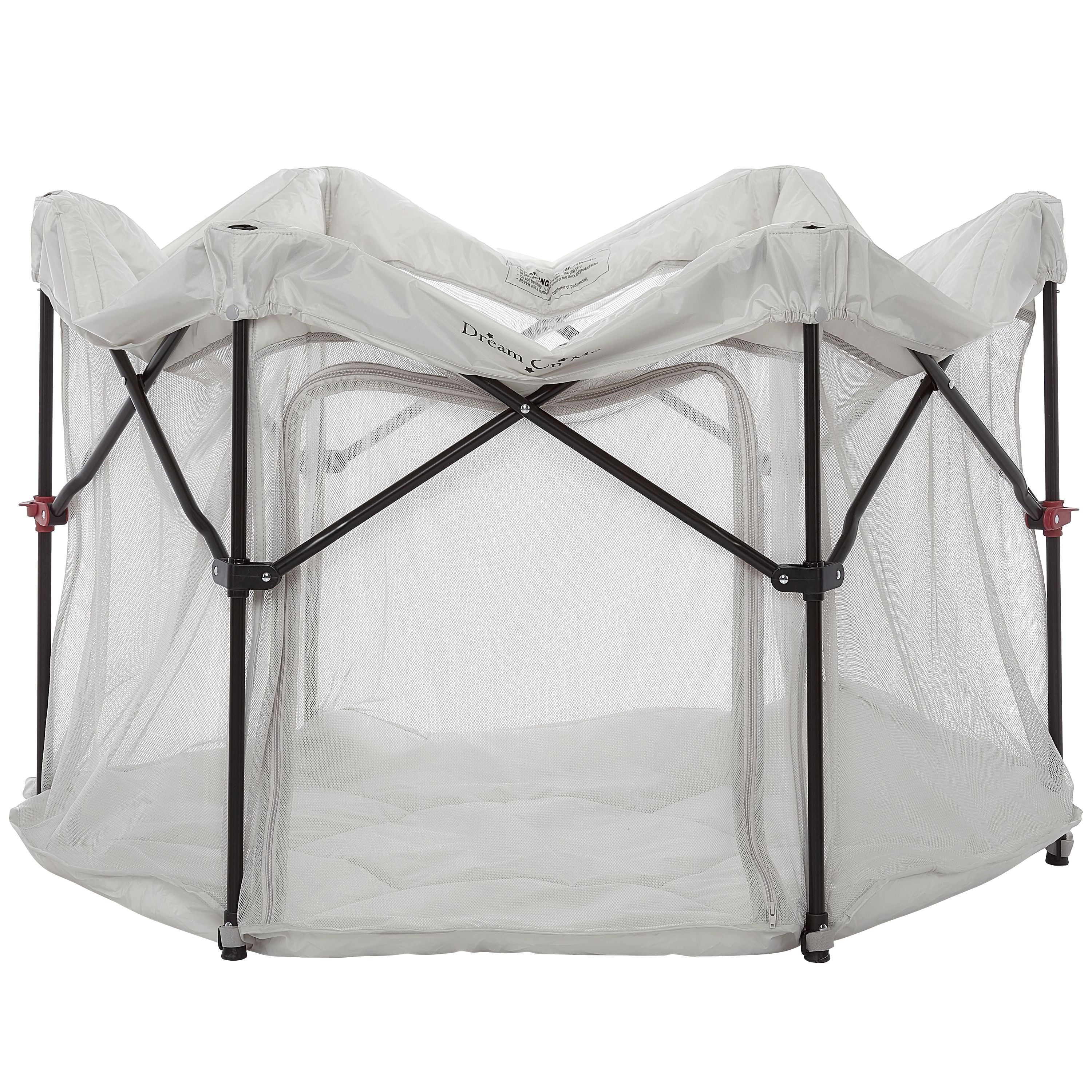 Dream on Me Onyx Playpen, Gray, Unisex
