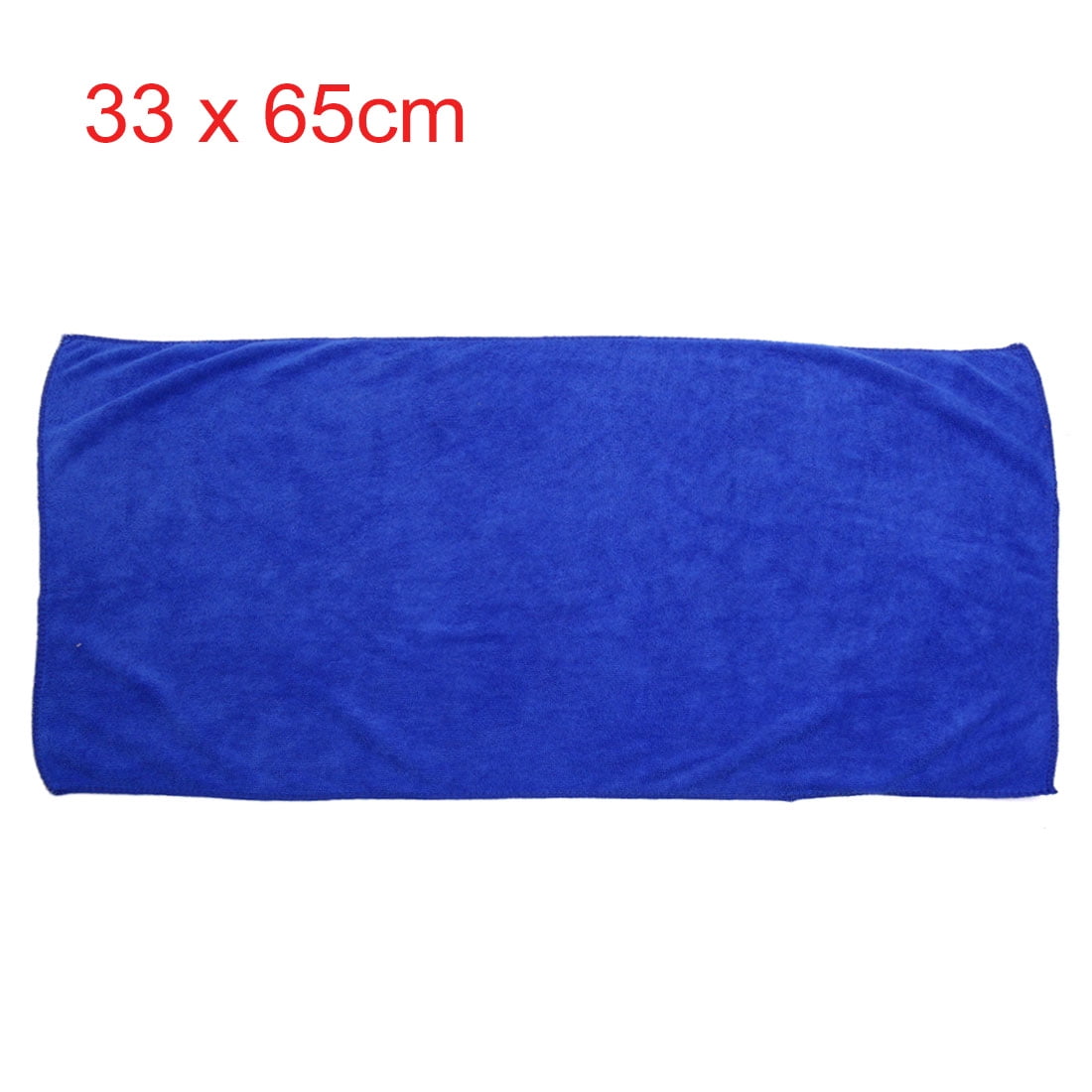 Unique Bargains 2pcs High Absorbing Synthetic Chamois Car Clean Cloth Towel Protective for Auto Car Blue Green
