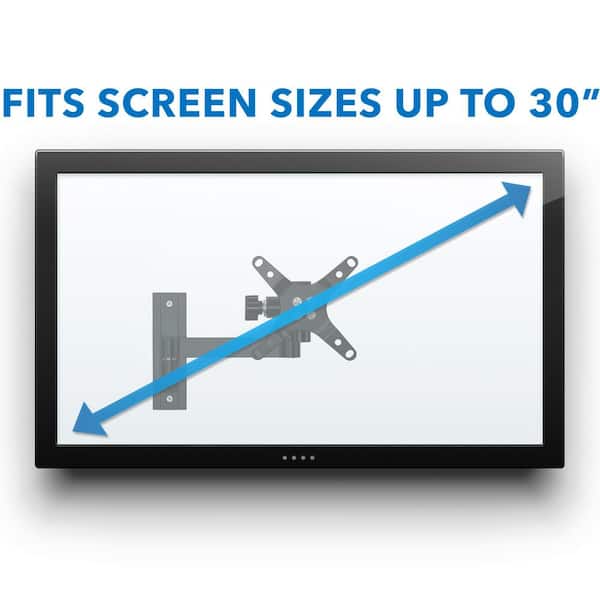 Full Motion TV and Computer Monitor Wall Mount for 19 in. to 32 in. Screens
