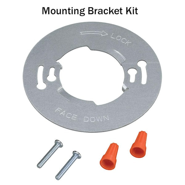 11 in. White, Oil Rubbed Bronze Trims 1000 Lumens LED Flush Mount Ceiling Light Fixture with Night Light Adjustable CCT