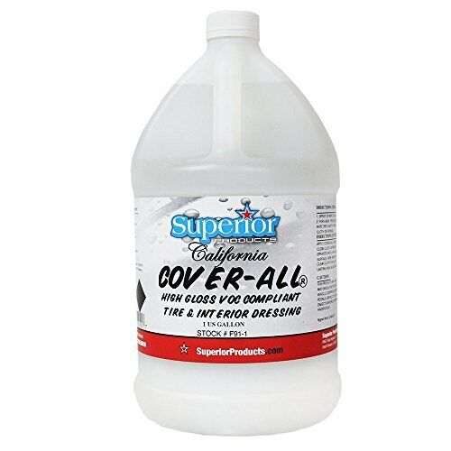 California Cover All – Automotive Tire Shine Spray & 128 Fl Oz (Pack of 1)