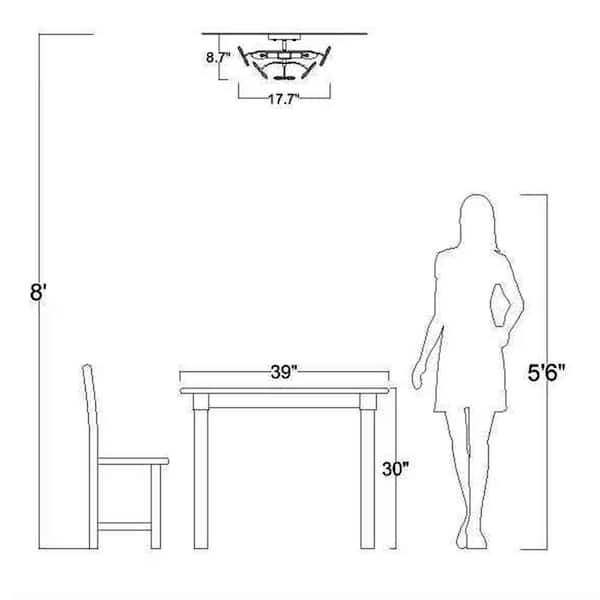 Teresa 17.7 in. 6-Light Brushed Silver-ish Champagne Flower Crystal Flush Mount with No Bulbs Included