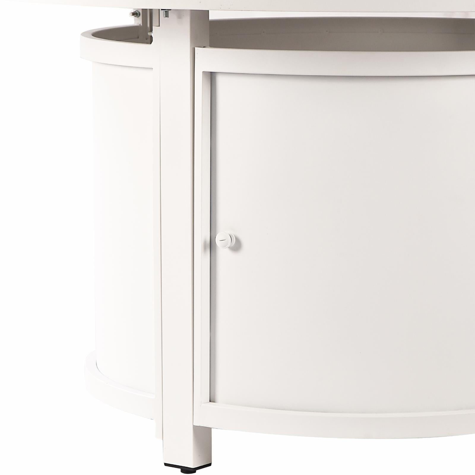 Oakland Living Lima 44 in. Round Propane Fire Pit Table