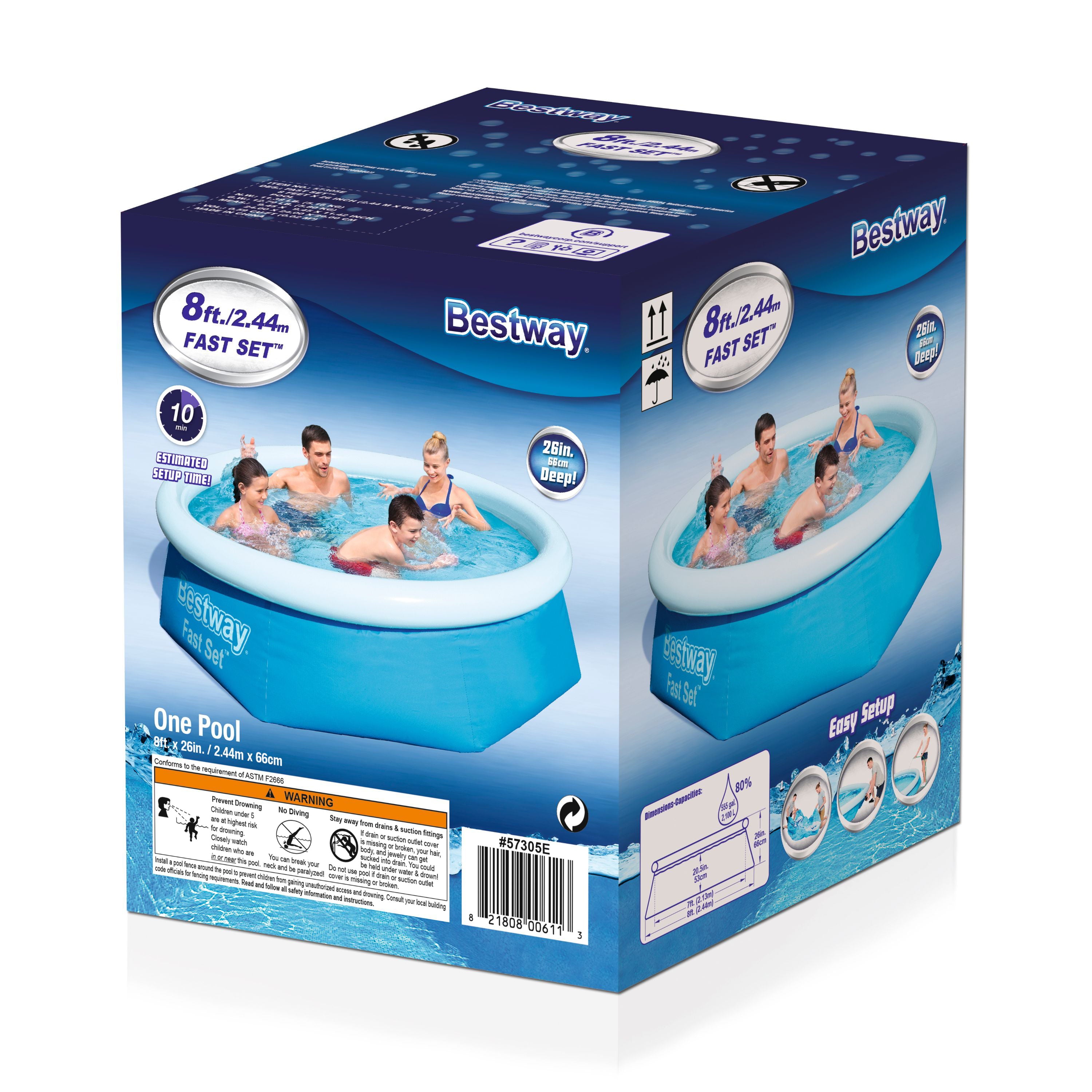 Bestway - Fast Set 8' x 26