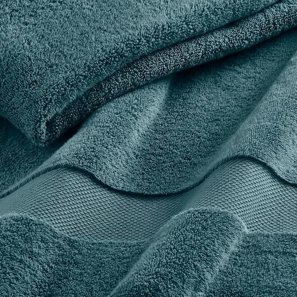 Ultra Plush Soft Cotton Charleston Teal 6-Piece Bath Towel Set