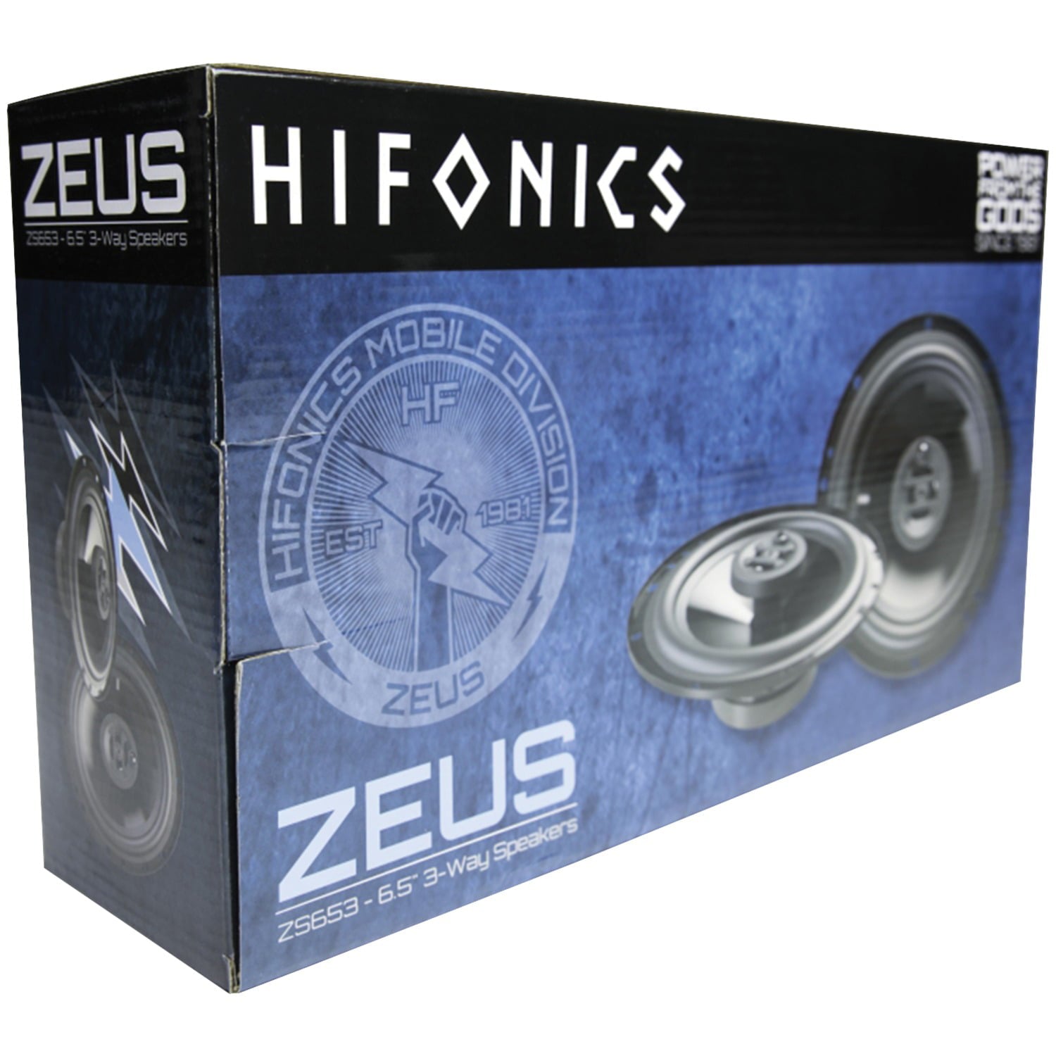 Hifonics® Zs653 Zeus Series Coaxial 4ohm Speakers (6.5