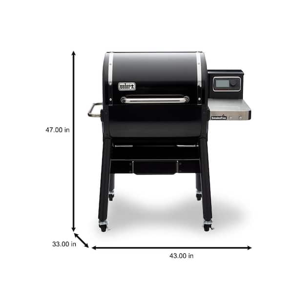 SmokeFire EX4 Wood Fired Pellet Smart Grill in Black (2nd Gen)