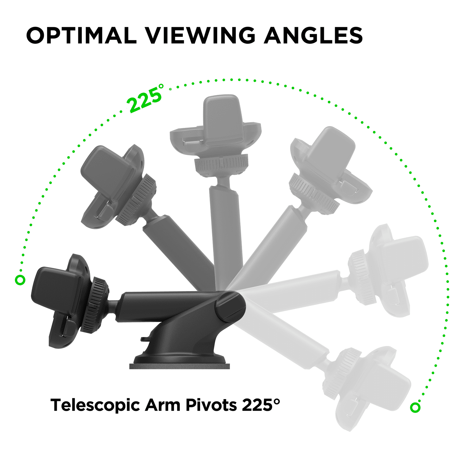iOttie Easy One Touch Mini Dashboard & Windshield Car Mount and Phone Holder