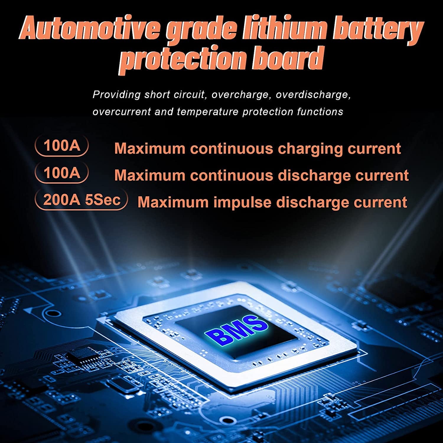 2 Pack 12V 200Ah LiFePO4 Lithium Deep Cycle Rechargeable Battery Pack Built-in 100A BMS 5000-7000 Cycles Perfect for RV Solar Marine Overland Off-Grid Application