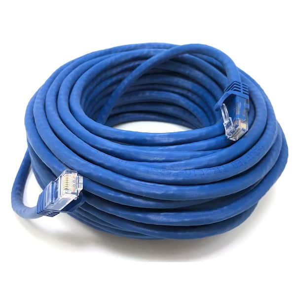 100 ft. Augmented Cat6A 10Gb UTP Cable - Blue