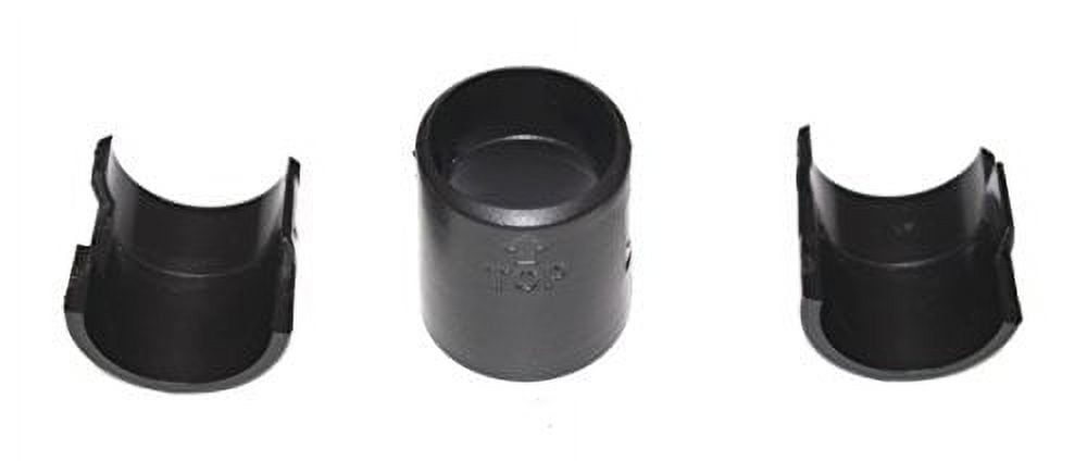 JSP Manufacturing Wire Shelf Clips Shelving Split Sleeves Lock Metal Rack Locking Plastic 8 pairs (16)