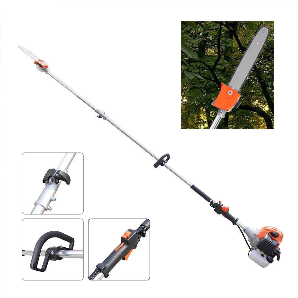 MIDUO Two-Stroke 52cc Gas Powered Pole Saw Bar Chainsaw Chain Saw Tree Trimming Tool