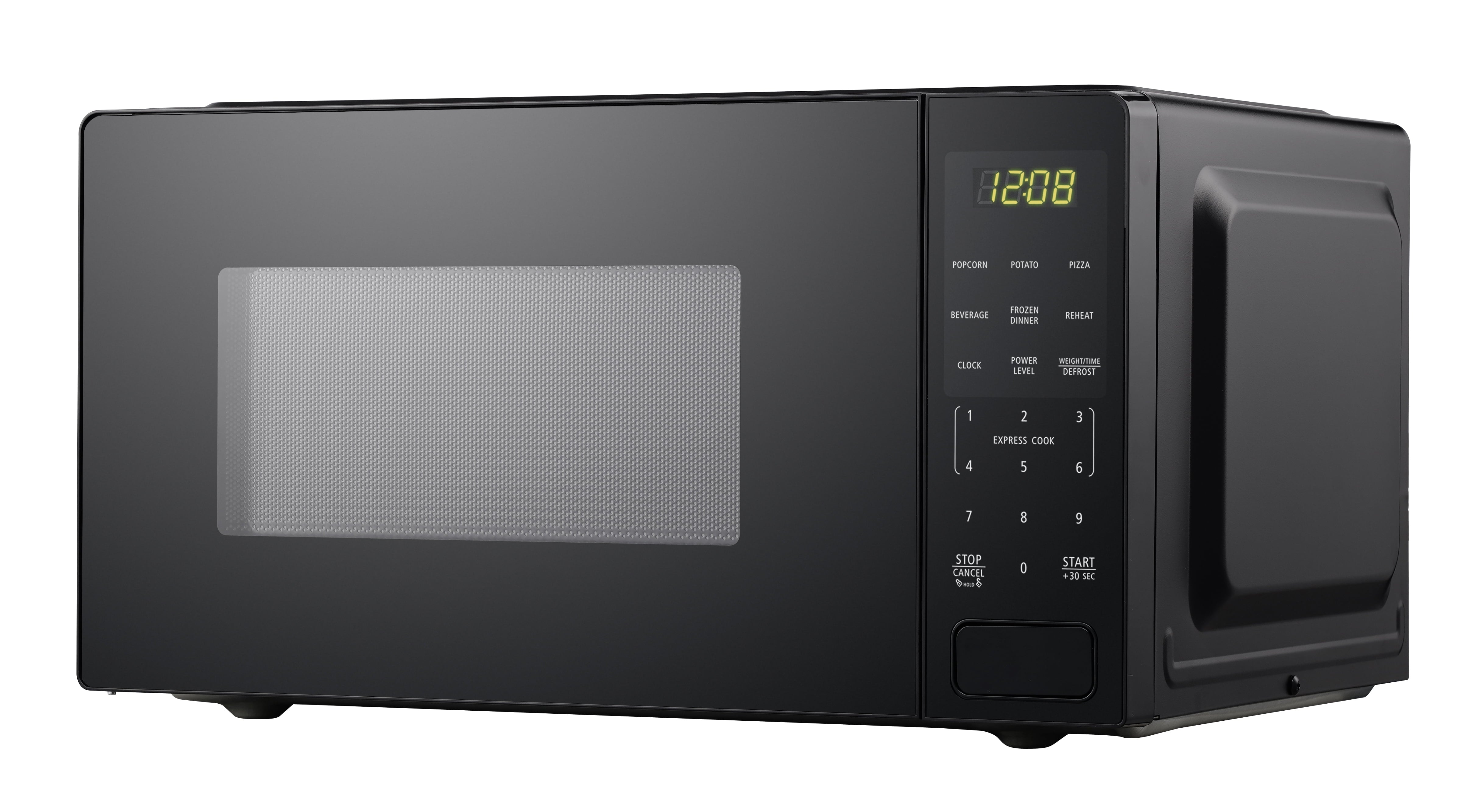 Mainstays 1.1 cu. ft. Countertop Microwave Oven, 1000 Watts, Black, New