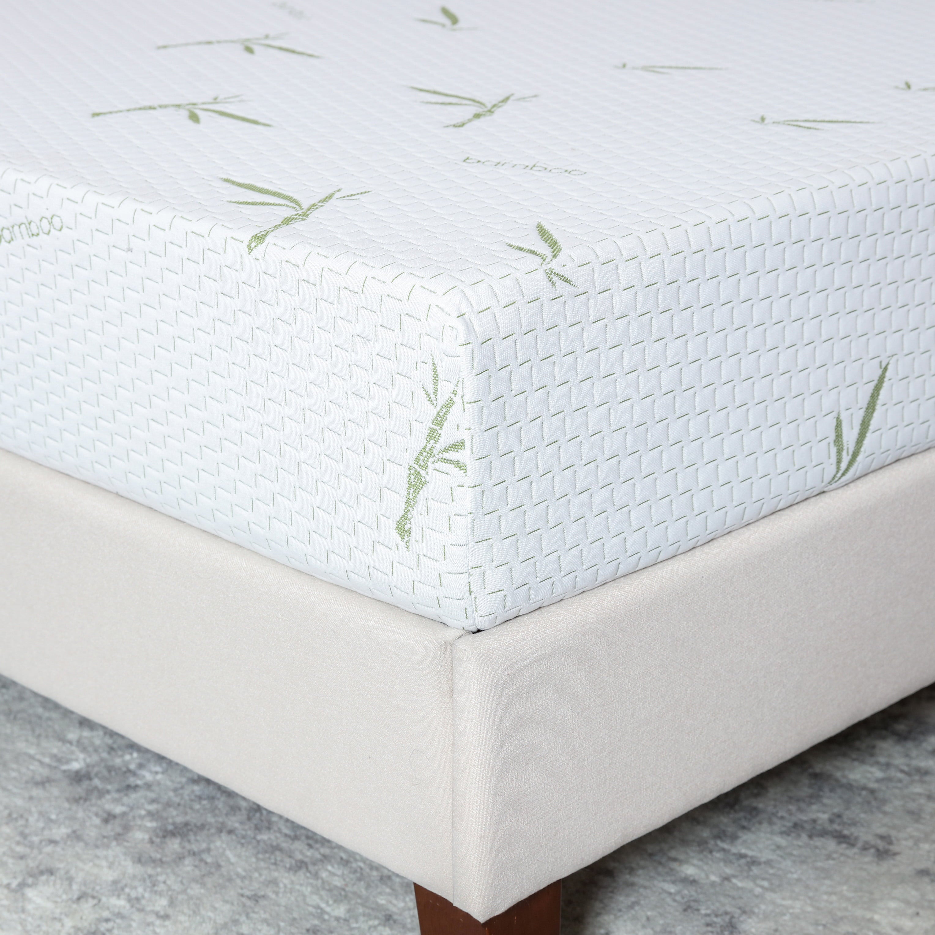 Green Tea Gel Memory Foam Mattress In a Box, Twin Size