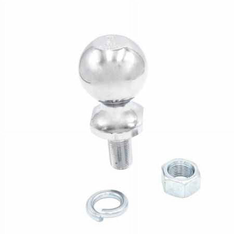 TowSmart Trailer Hitch Ball, Class II, 2in Ball, 3/4in x 1-1/2in Shank, 3500lb, 716, Chrome, 1 Each