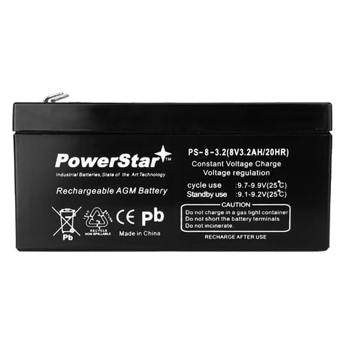 Powerstar PS-832 Battery - 8V 3.2AH