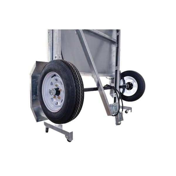 1450 lb. Capacity Single Axle Galvanized Folding Utility Trailer Kit