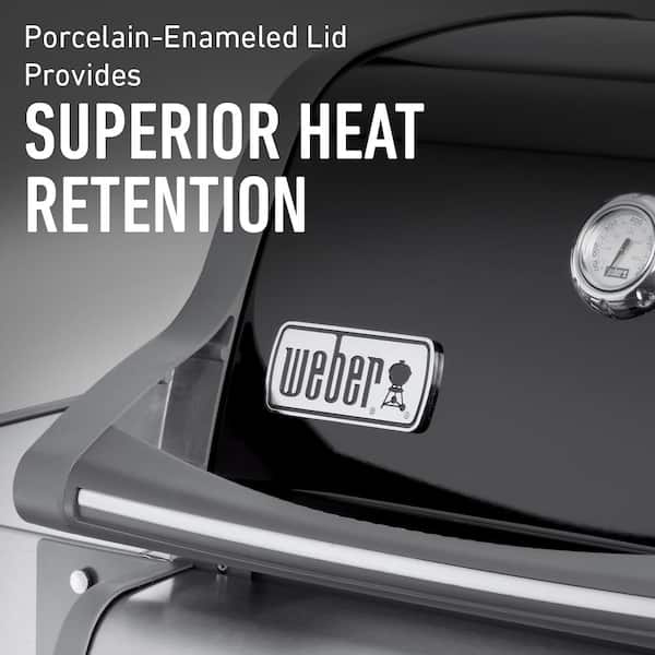 Spirit E-330 3-Burner Propane Grill in Black with Built-In Thermometer