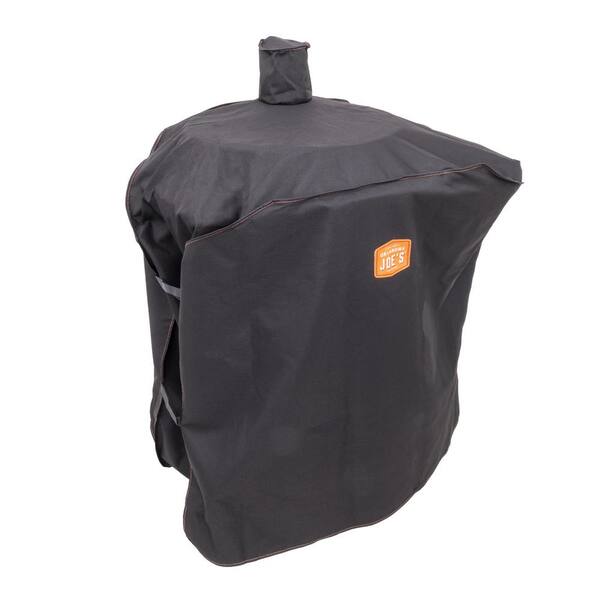 Bronco 284 sq. in. Drum Charcoal Smoker and Grill in Orange with Cover