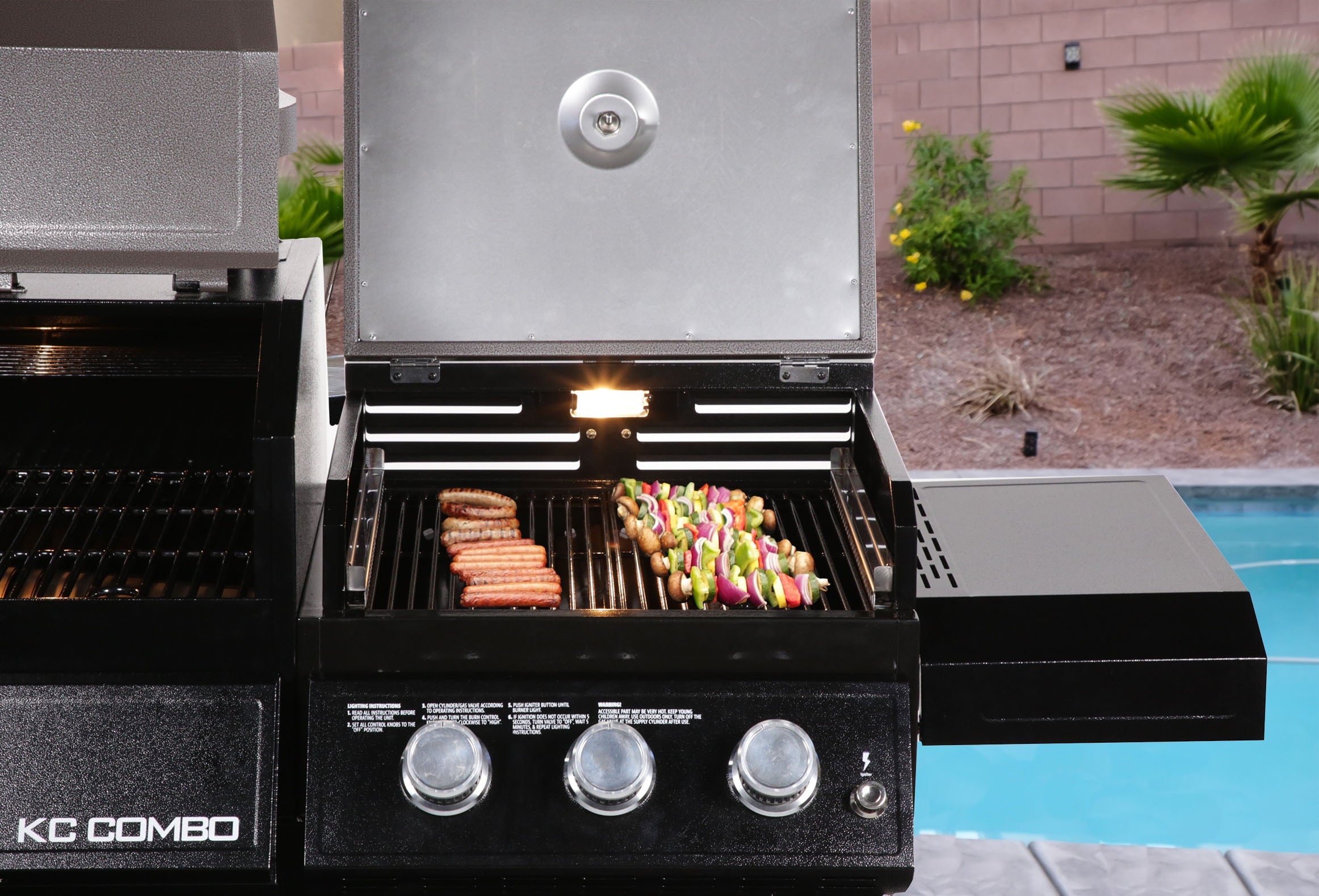 Boss Platinum KC Combo, Wi-Fi? and Bluetooth? Wood Pellet and Gas Grill