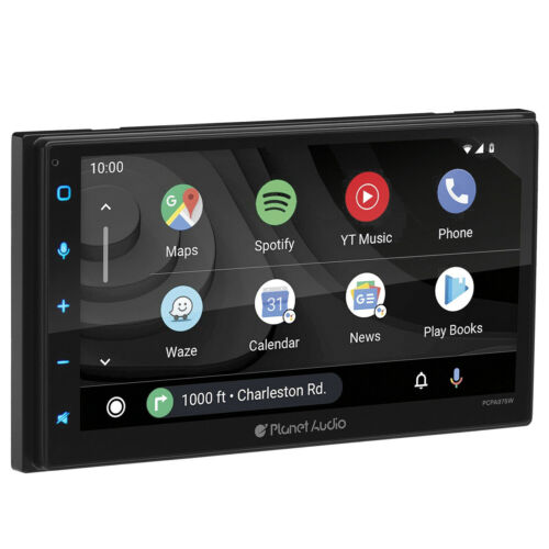 Planet Audio PCPA975W 6.75" Double-DIN Touchscreen Bluetooth Multimedia Player