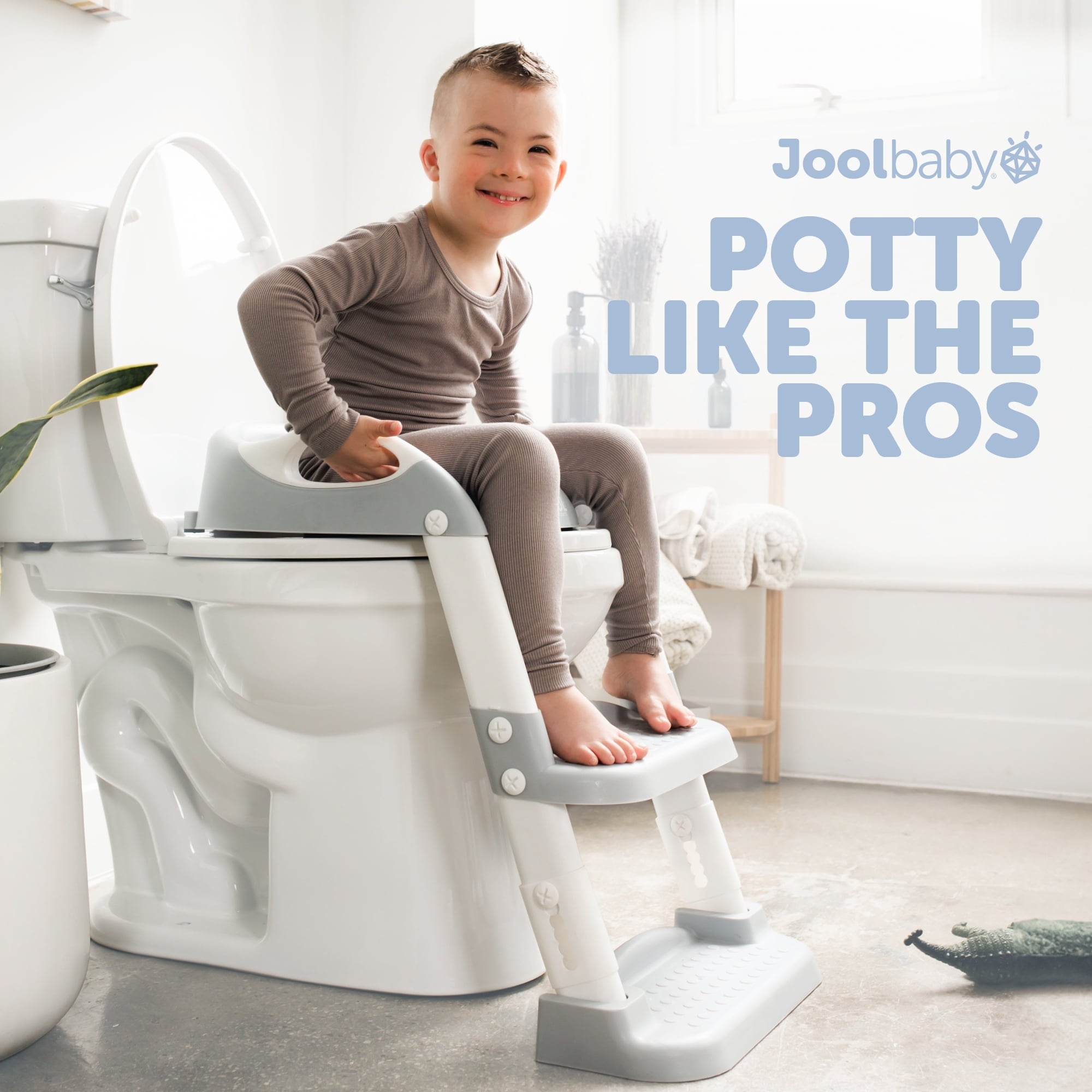 Jool Baby Potty Ladder - Gray