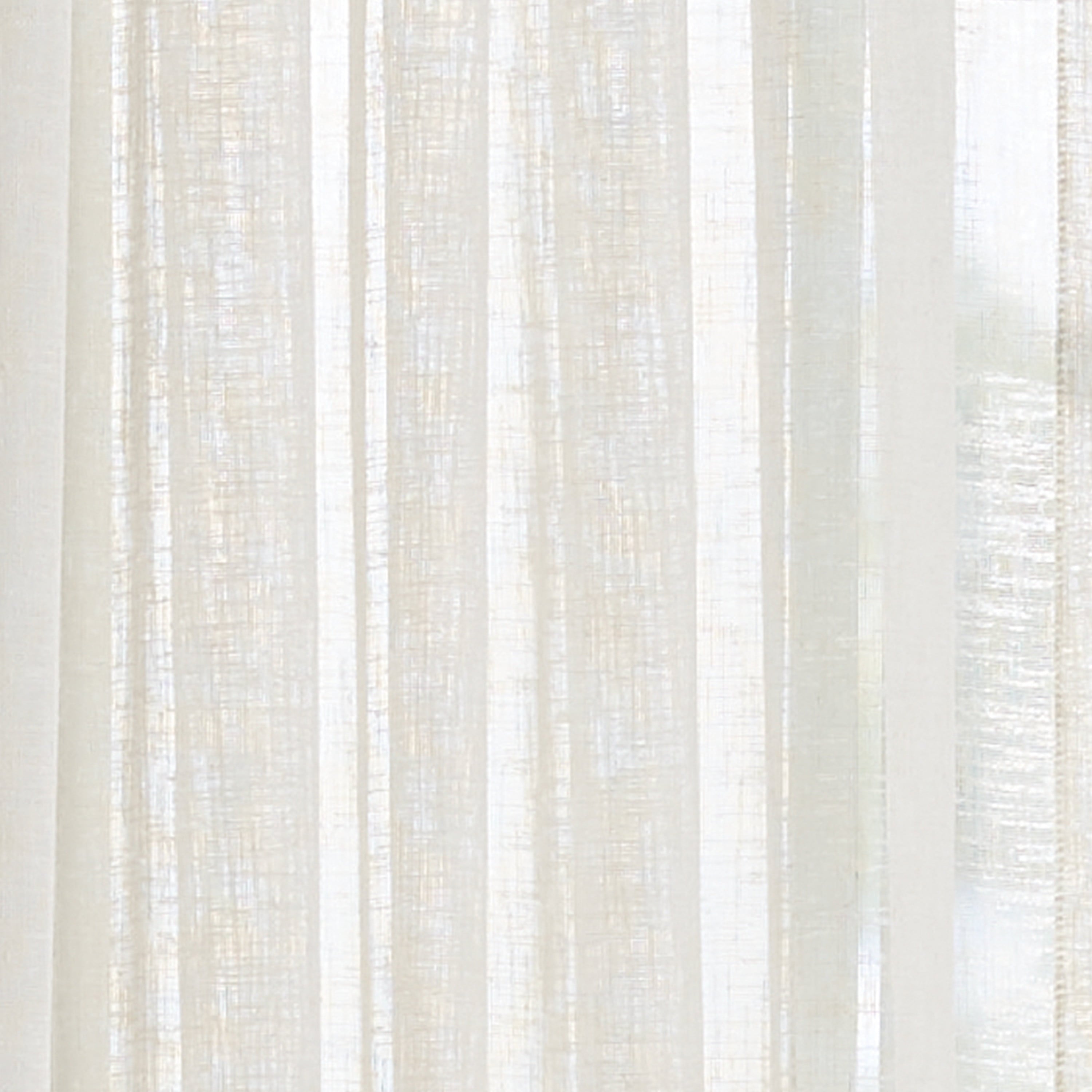 Mainstays Bel Air Polyester Sheer Rod Pocket Single Curtain Panel, Beige, 50