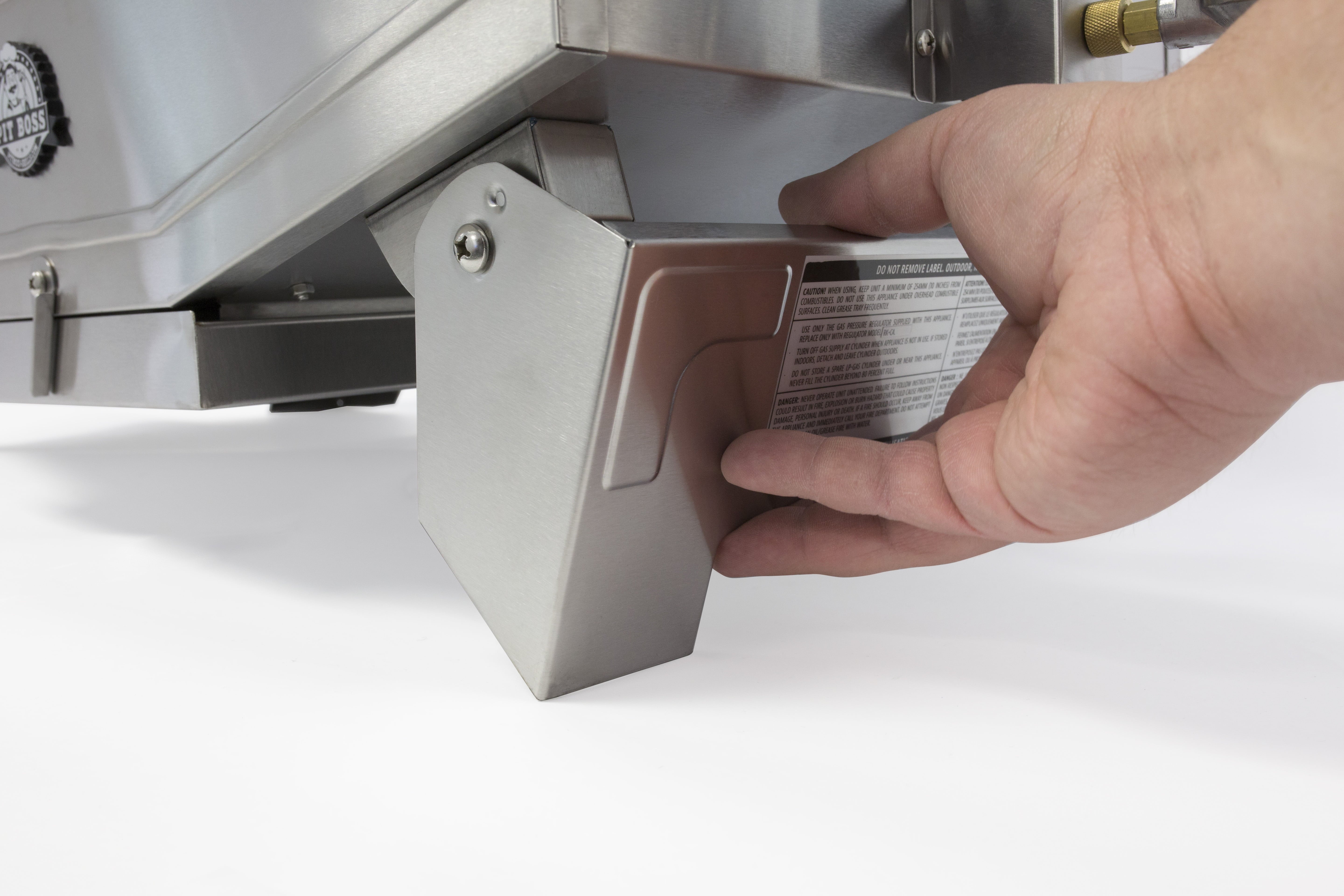 Pit Boss 1 Burner Silver Propane Portable Gas Grill