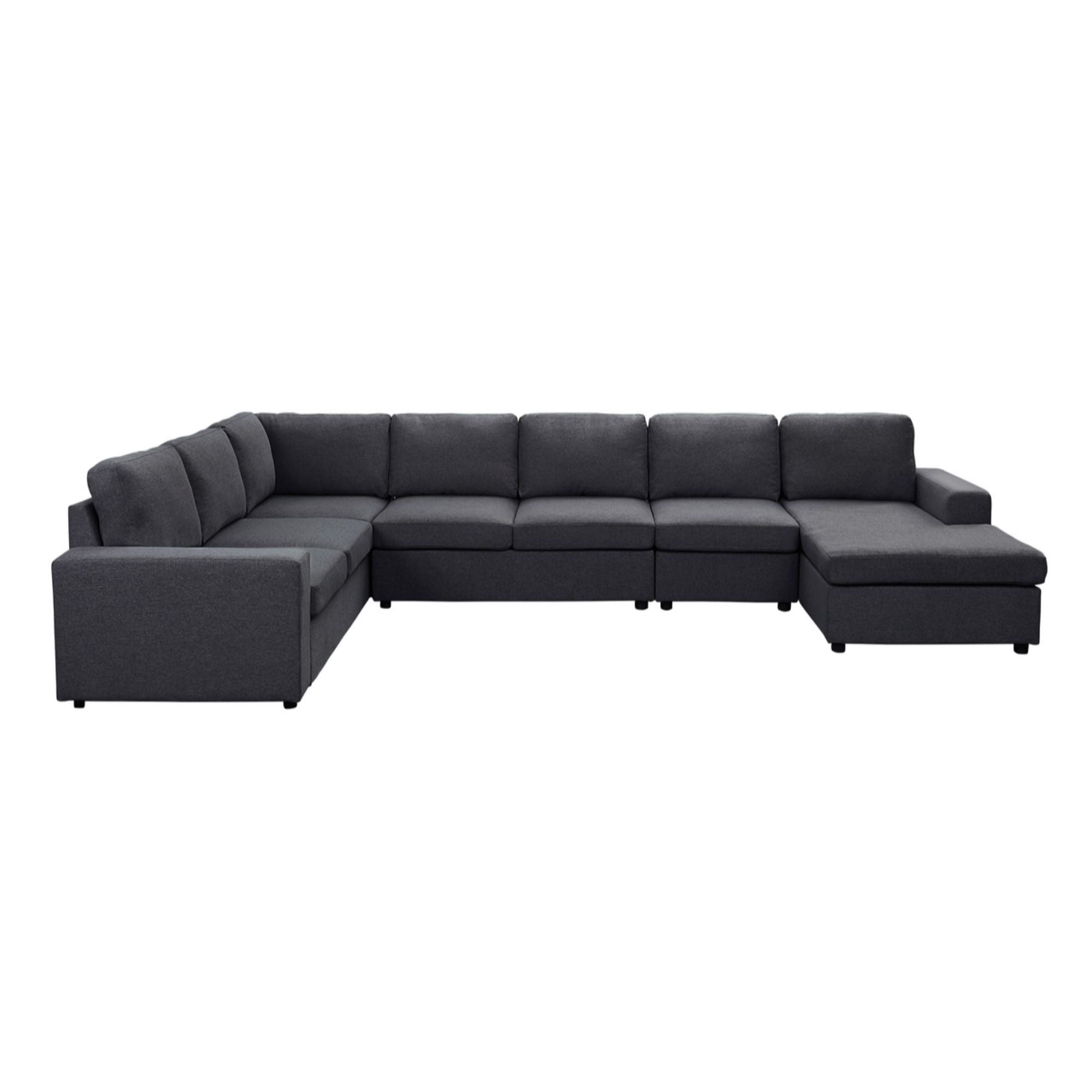 Lilola Home Tifton Modular Sectional Sofa with Reversible Chaise