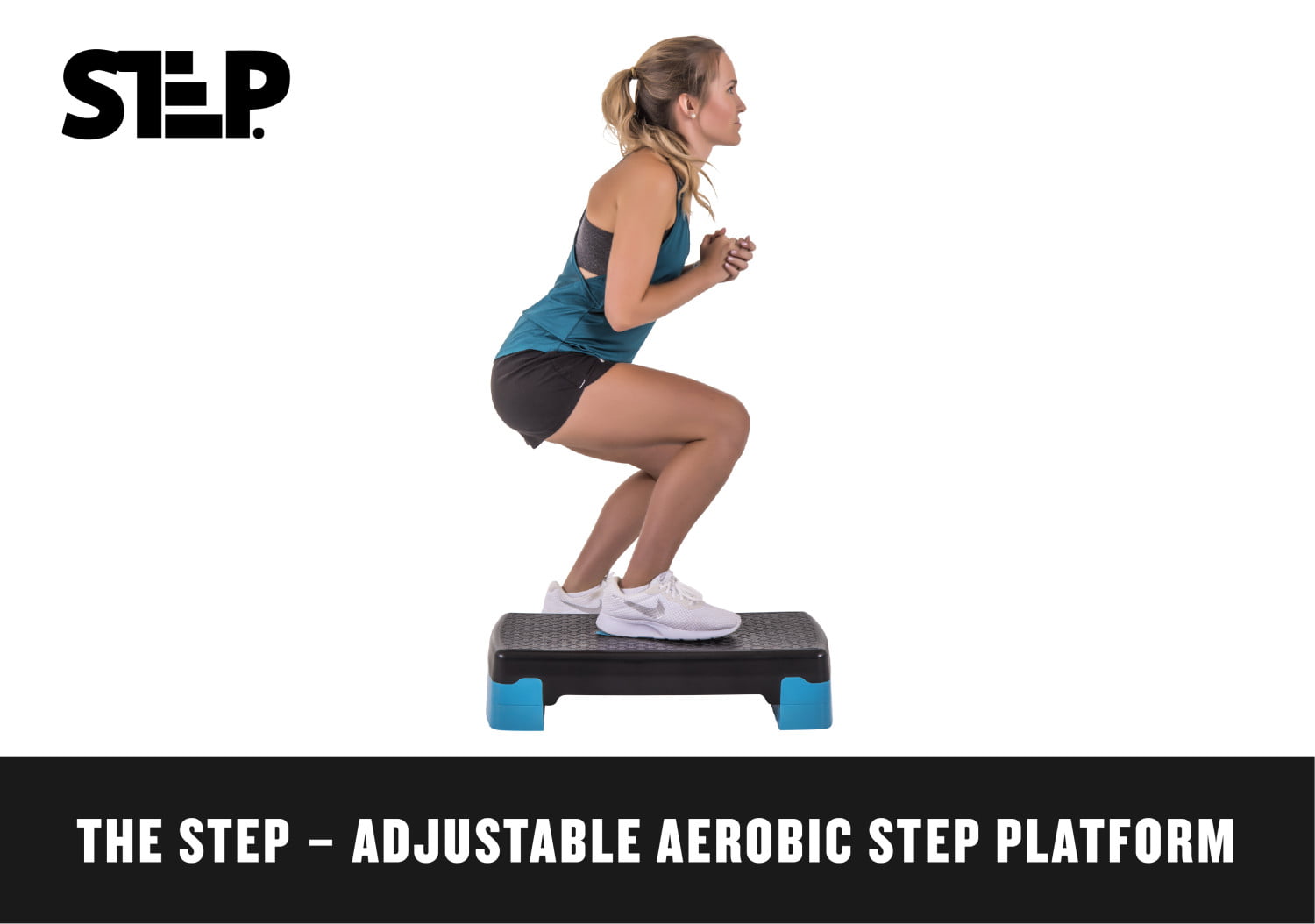 The Step - Adjustable Aerobic Step Platform for Cardio and Strength Training