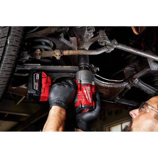 M18 FUEL 18- V Lithium-Ion Brushless Cordless 1/2 in. & 3/8 in. Impact Wrench w/Friction Ring Kit w/ 5.0 Ah Battery