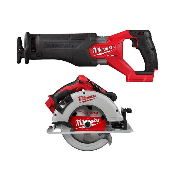 M18 FUEL GEN-2 18V Lithium-Ion Brushless Cordless SAWZALL Reciprocating Saw and 7-1/4 in Circular Saw (2-Tool)